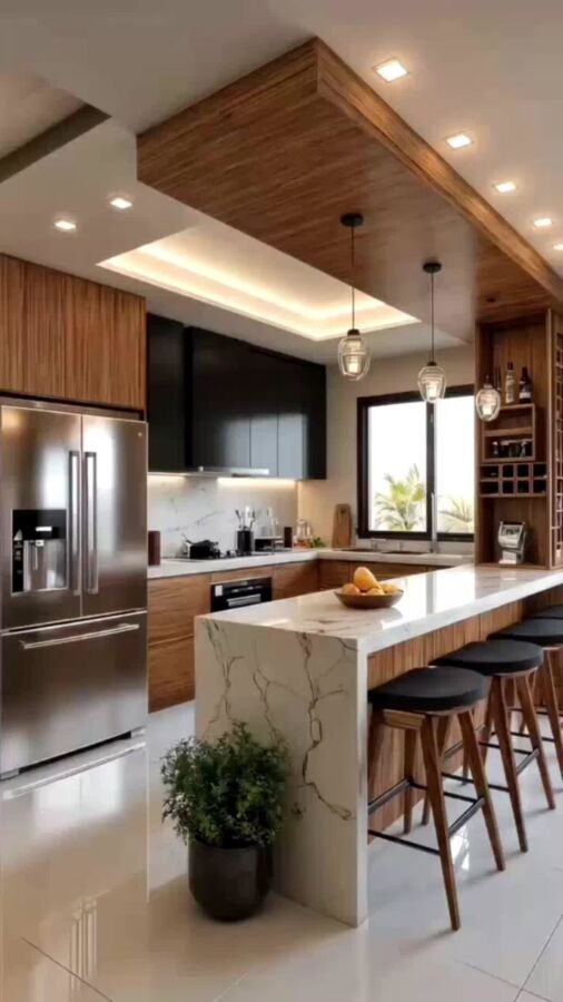 Cuisine haut de gamme moderne