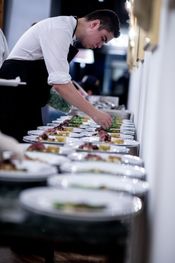 Cuisine raffinée pour réceptions