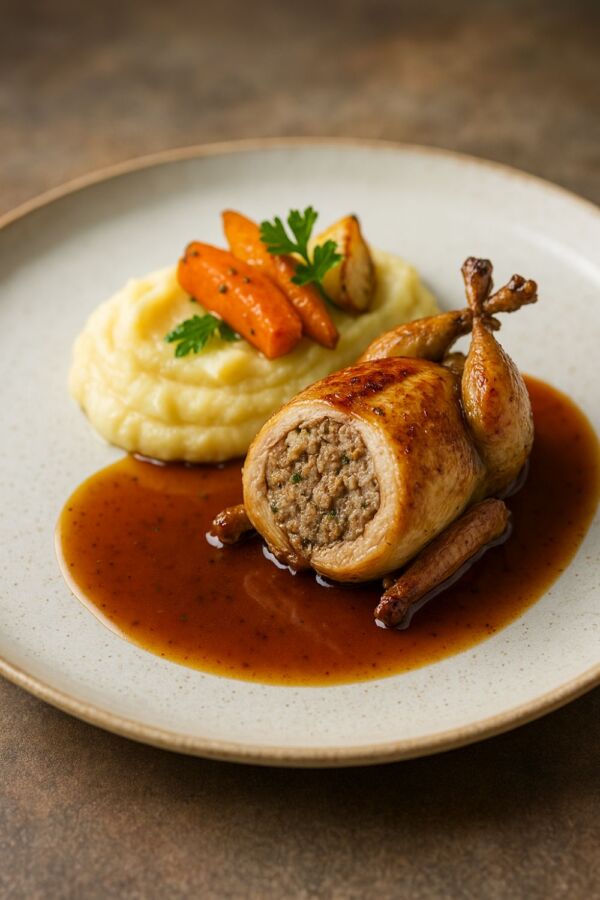 Plat gastronomique américain