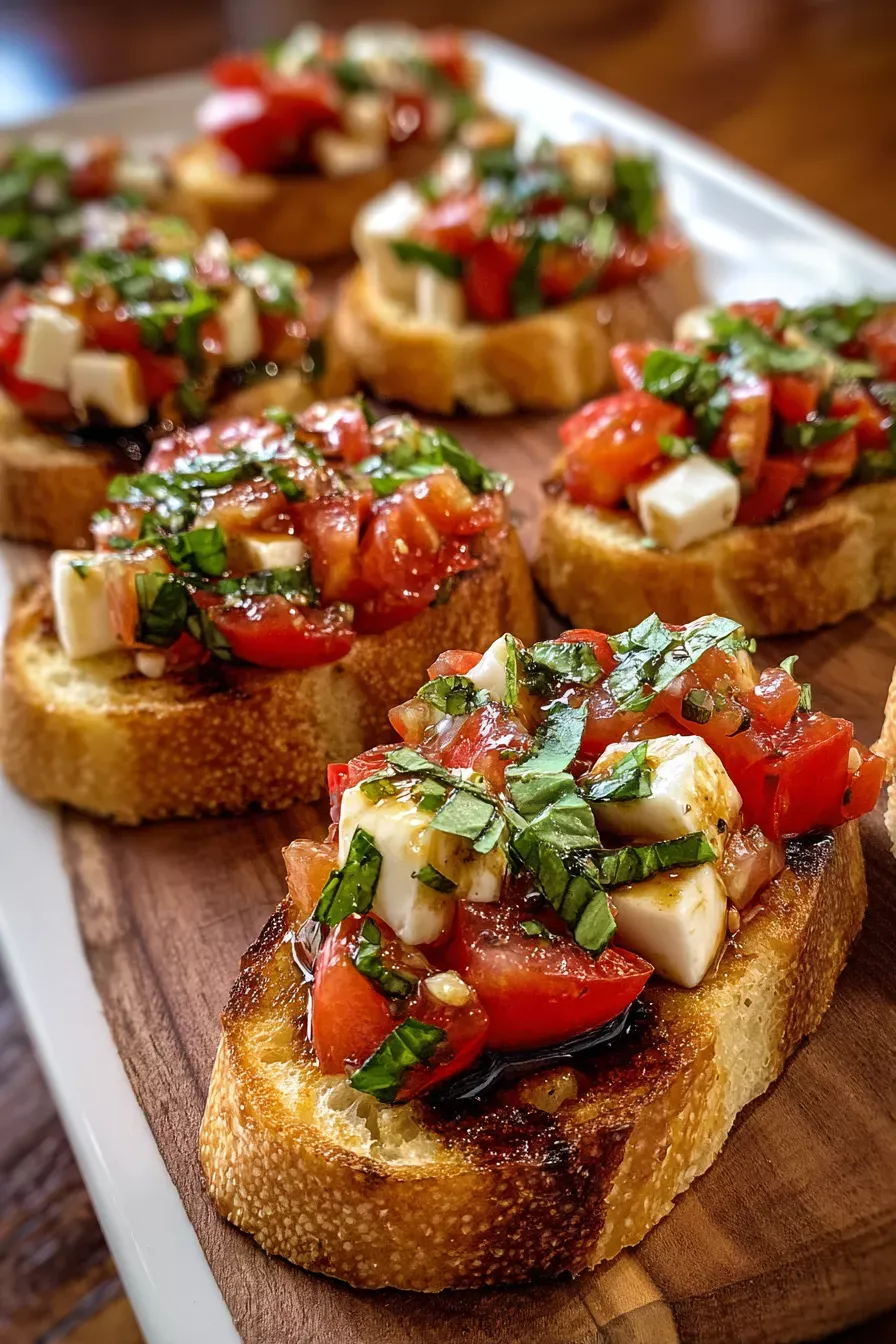 Repas italien de luxe