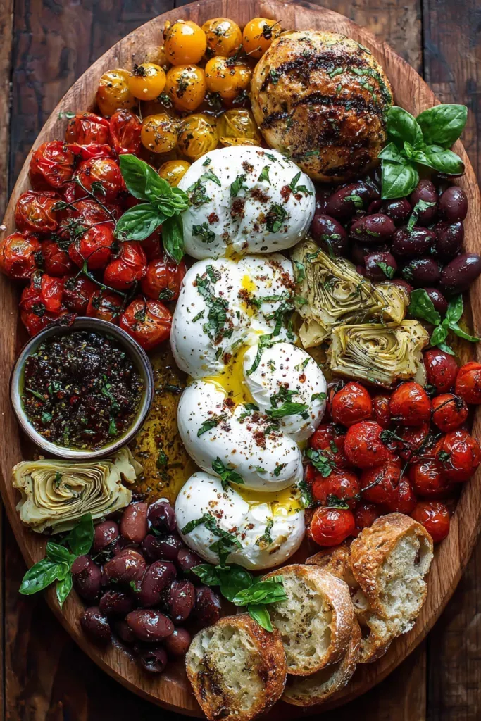 Repas italien de luxe