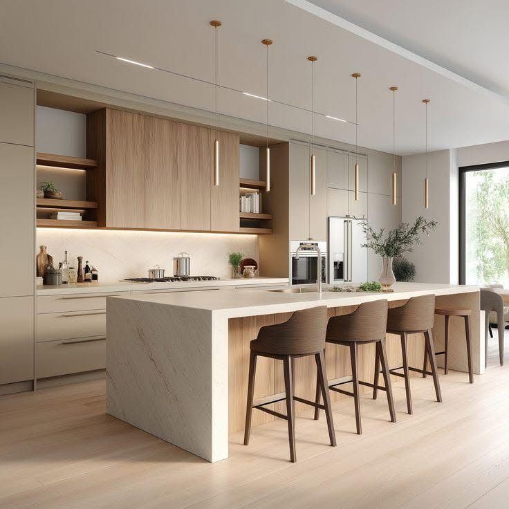 Cuisiniste de luxe élégant