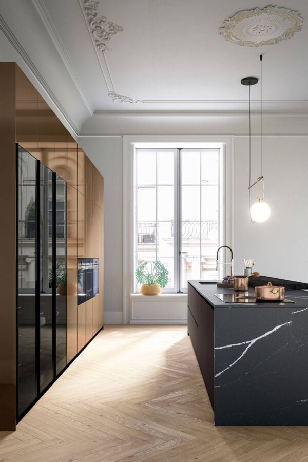 Cuisiniste de luxe élégant