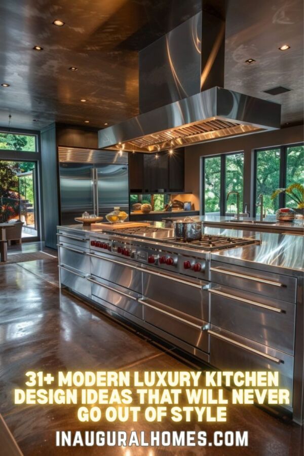Cuisiniste de luxe élégant