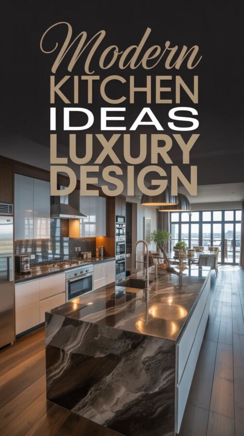 Matériaux de cuisine luxe