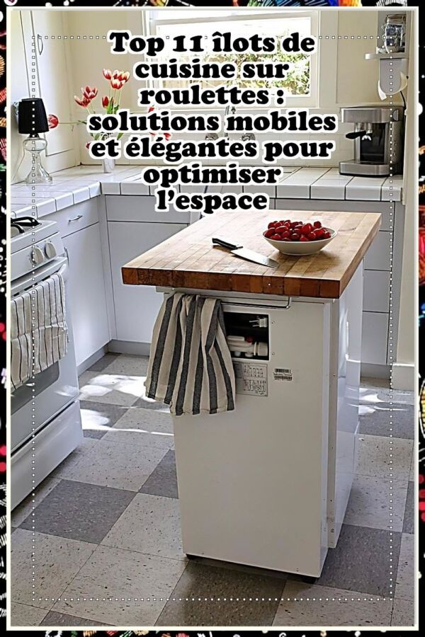 ilot mobile pour cuisine