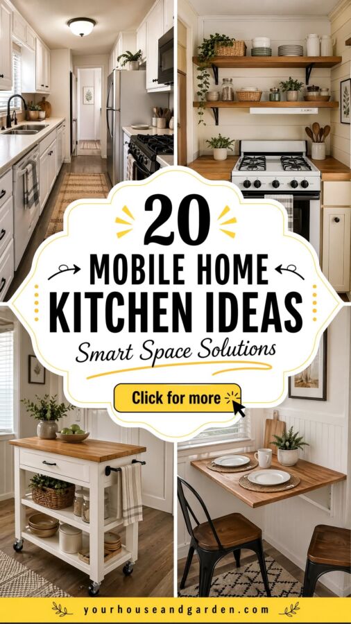 Aménagement cuisine mobil home