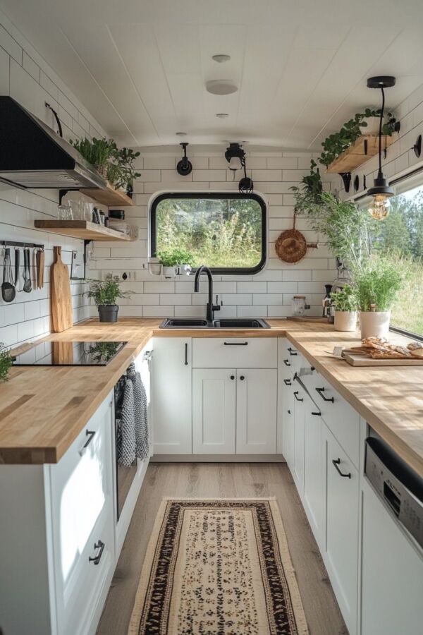 Aménagement cuisine mobil home