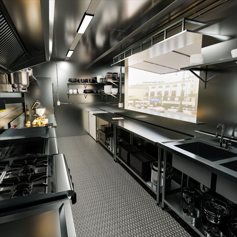 Aménagement cuisine mobile efficace