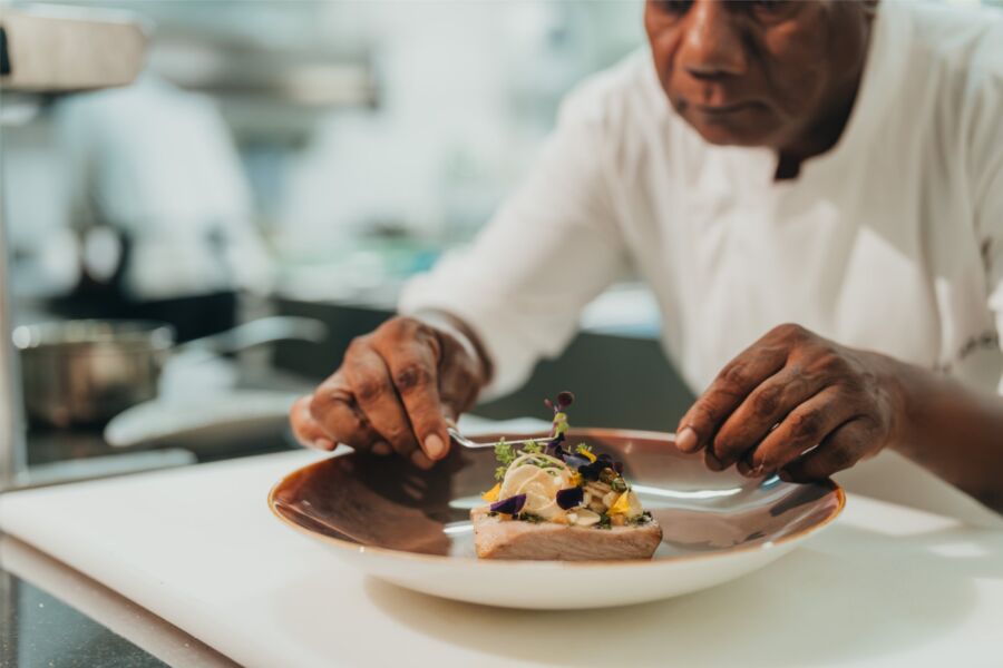 Plat signature Le Gourmet Quercynois