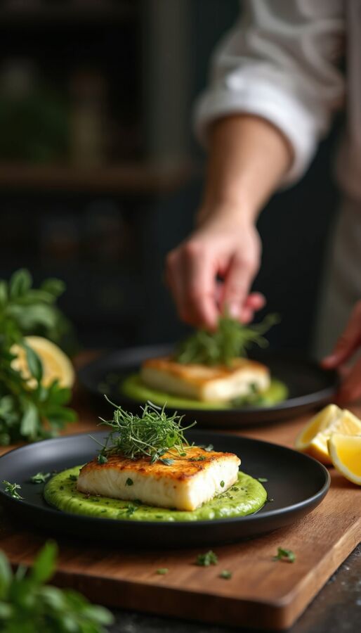 Plat signature Au Petit Gourmet
