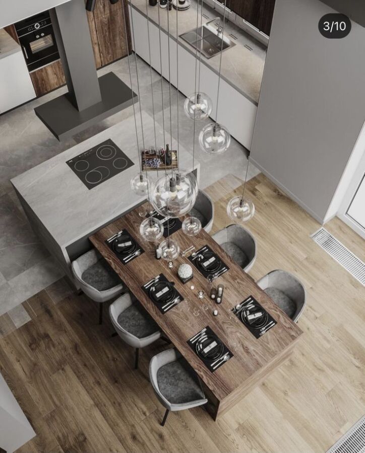Table intégrée pratique cuisine