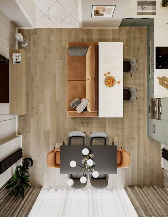 design salon cuisine ouverte