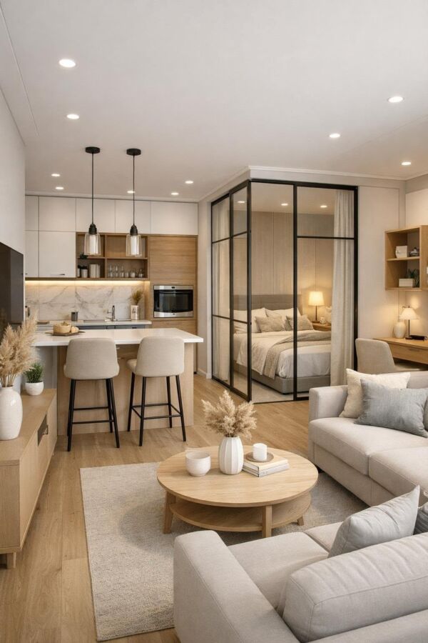 Espace harmonieux 40m2