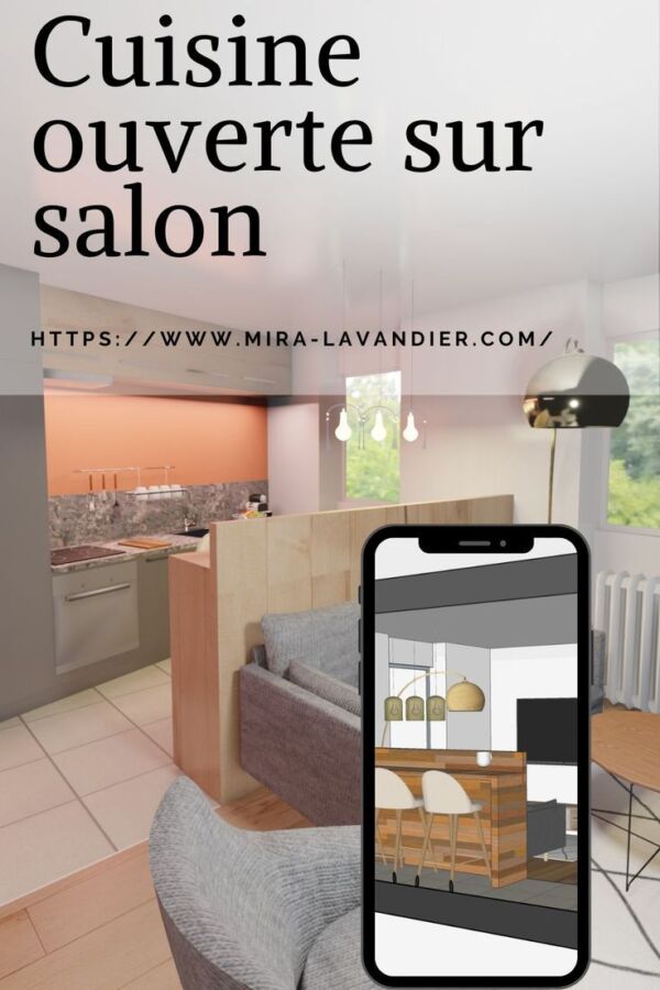 Aménagement salon 40m2