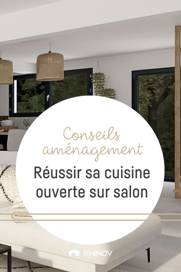 Cuisine ouverte moderne 40m2