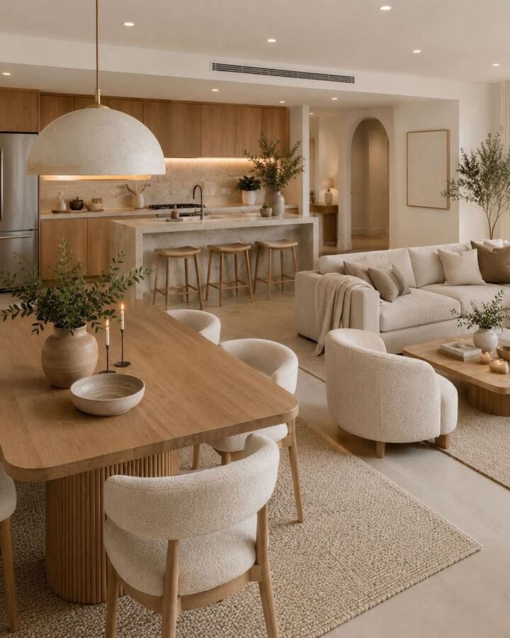 Aménagement cuisine salon
